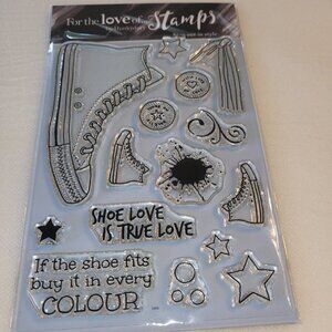 Hunkydory For the Love of Stamps Step Out in Style Shoes Clear Stamps